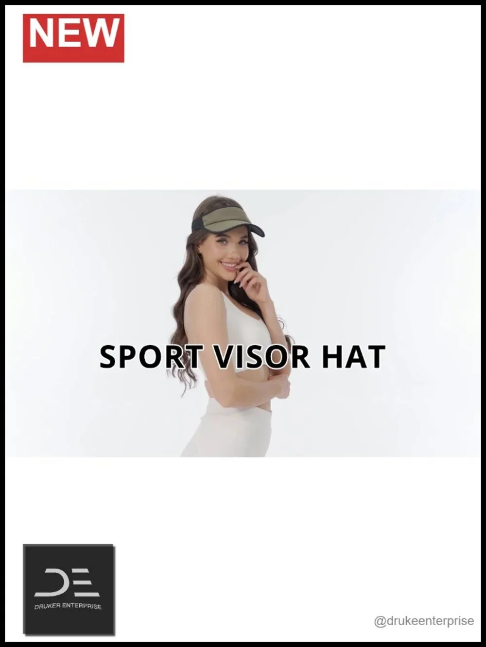 Foldable Sun Visor Hat UPF 50+ Lightweight Adjustable